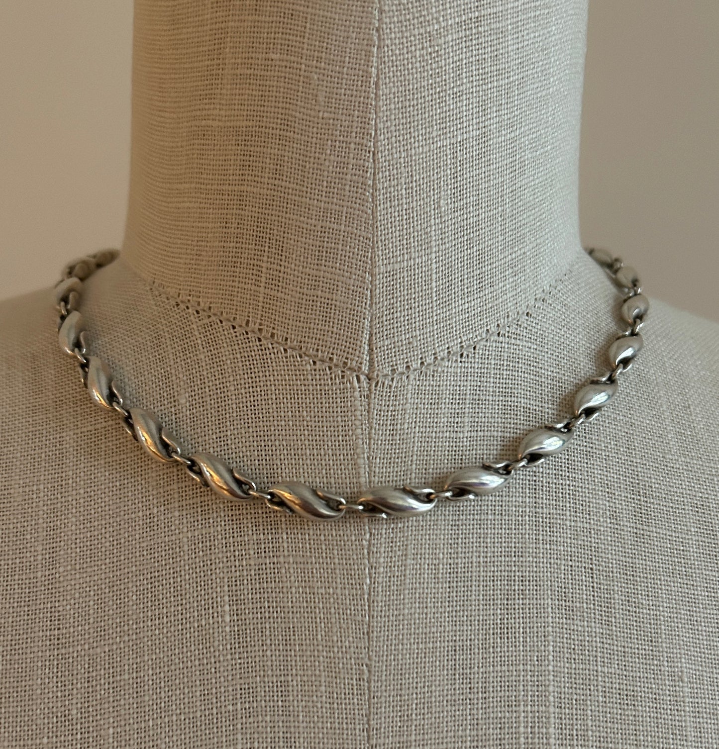 Elsa Peretti for Tiffany Silver Seahorse Necklace